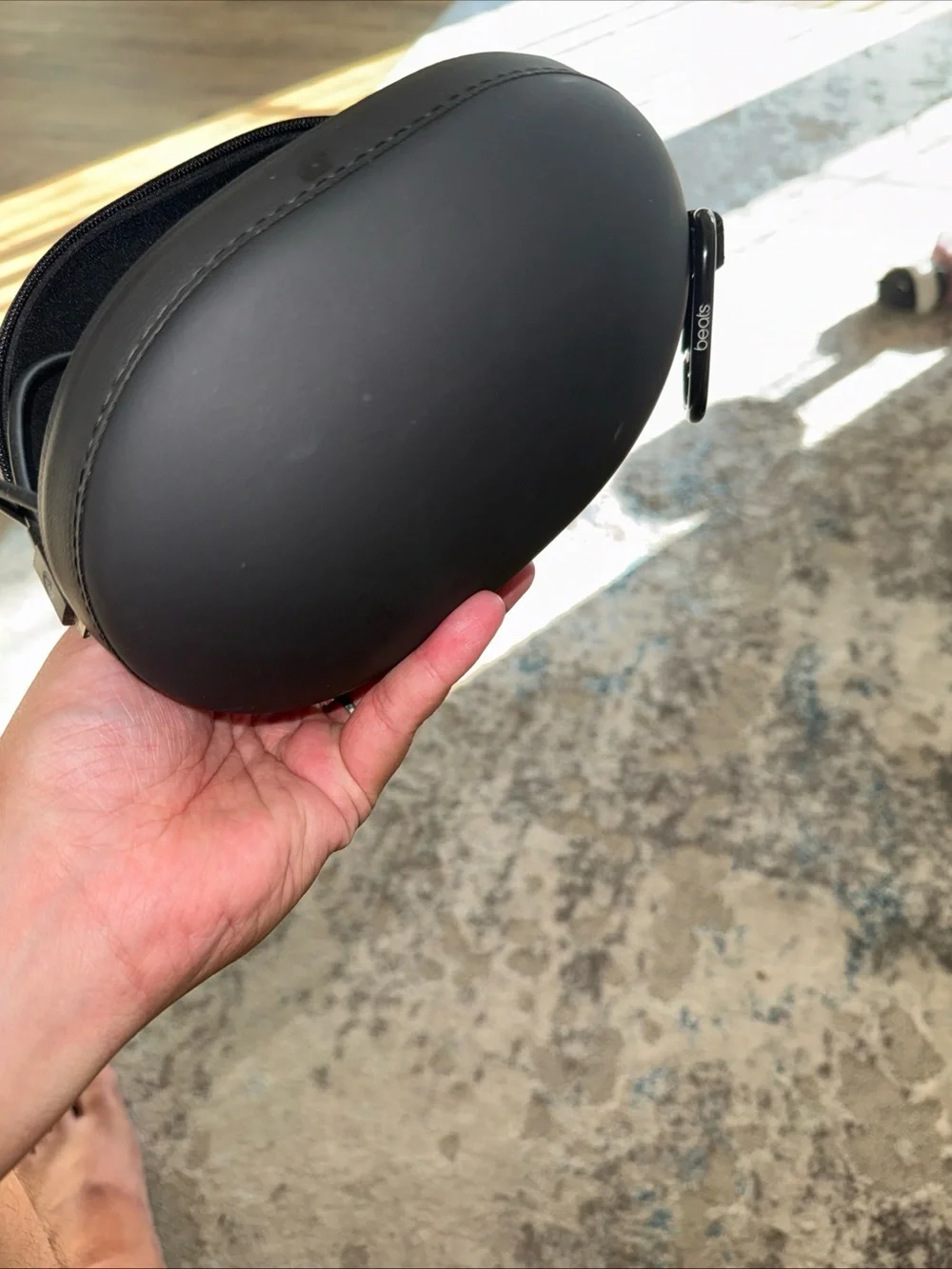 Apple Over-Ear Headphones in Brown and Black with Gold Accents